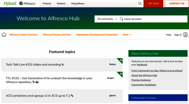 community.alfresco.com