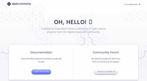 community.algolia.com