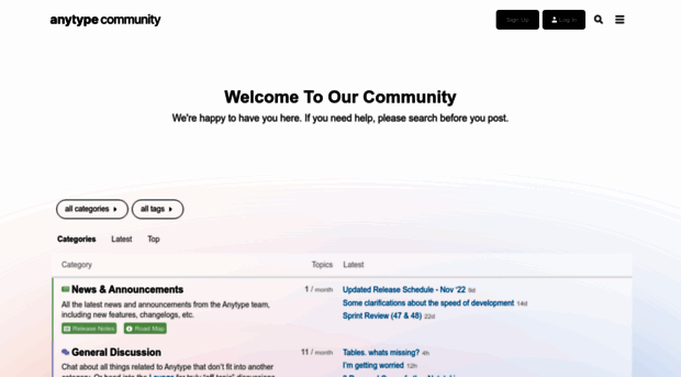 community.anytype.io