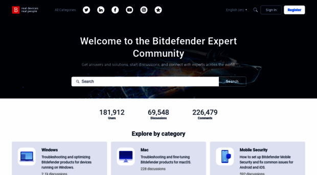 community.bitdefender.com