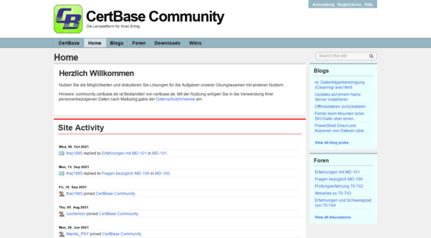 community.certbase.de