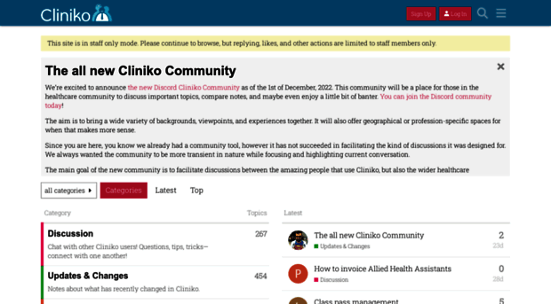 community.cliniko.com