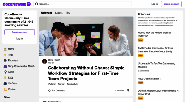 community.codenewbie.org