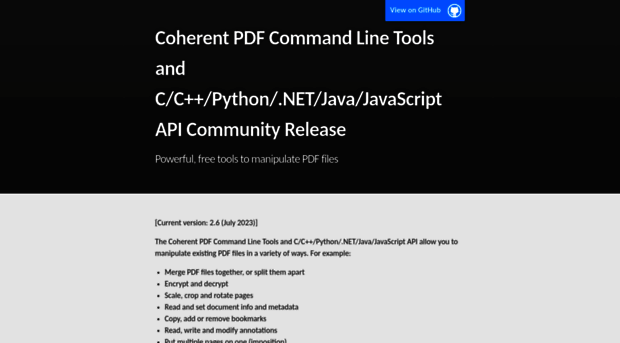 community.coherentpdf.com