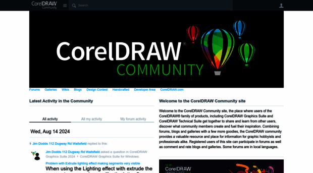 coreldraw forums