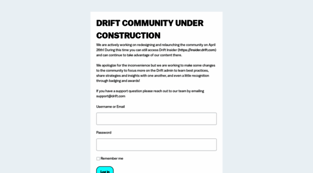 community.drift.com