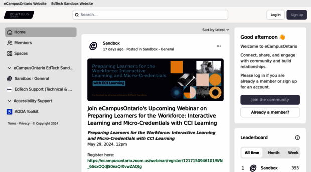 community.ecampusontario.ca