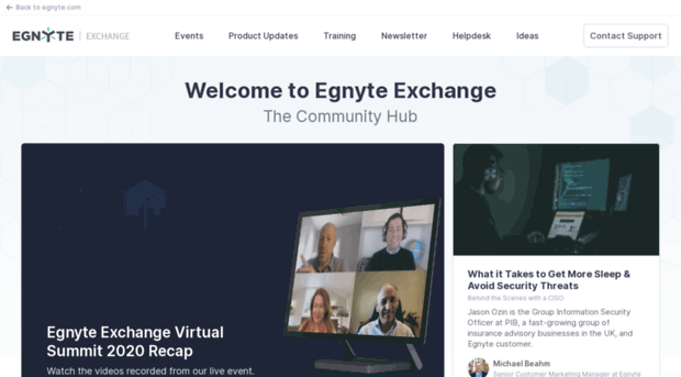 community.egnyte.com