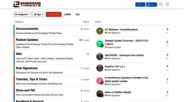 community.emergingthreats.net