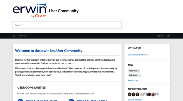 community.erwin.com
