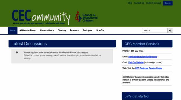 community.exceptionalchildren.org