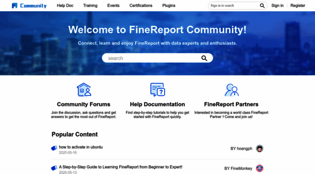 community.finereport.com