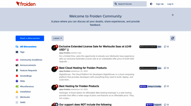 community.froiden.com