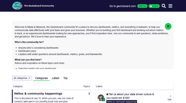 community.geckoboard.com