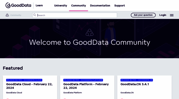 community.gooddata.com