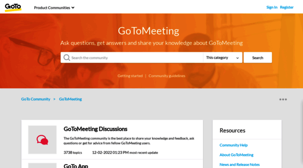 community.gotomeeting.com