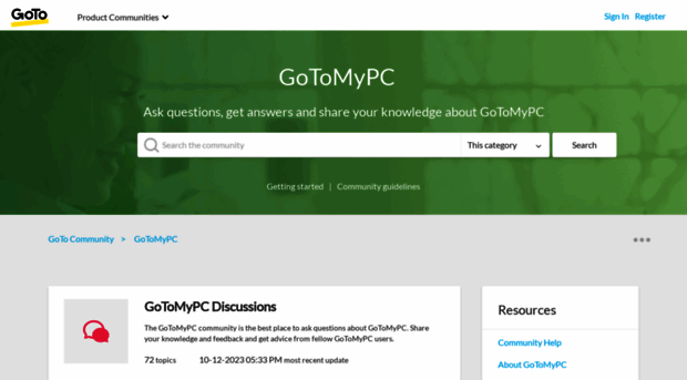 community.gotomypc.com