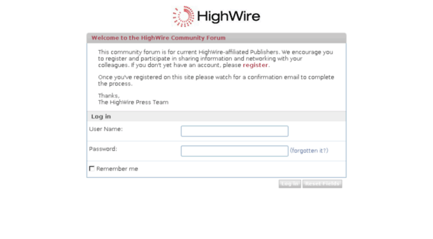 community.highwire.org