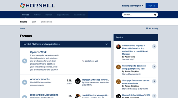 community.hornbill.com