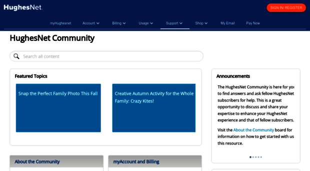 community.hughesnet.com