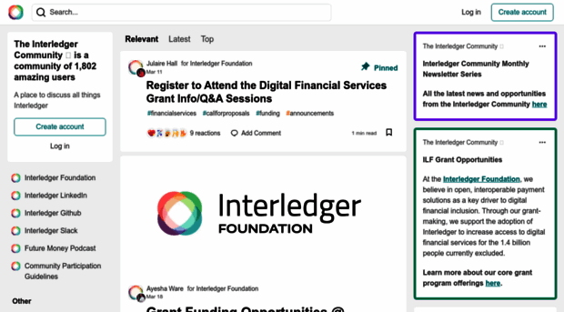 community.interledger.org