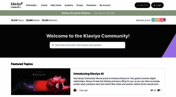 community.klaviyo.com