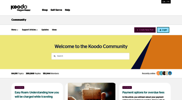 community.koodomobile.com