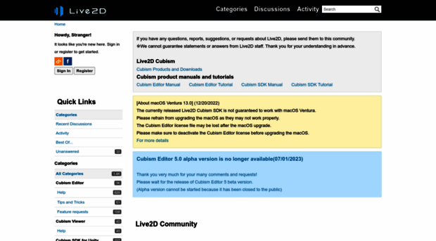 community.live2d.com