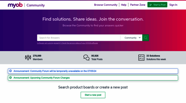 community.myob.com