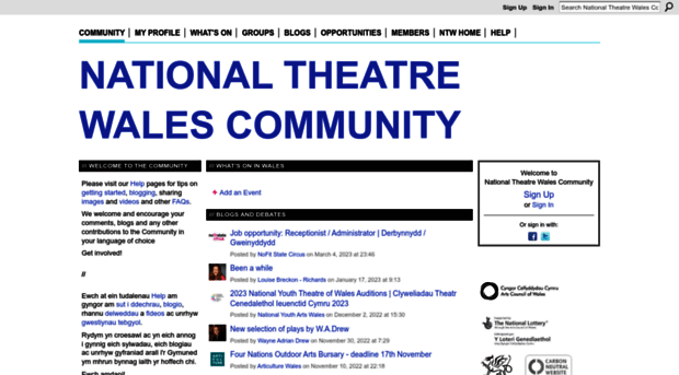 community.nationaltheatrewales.org