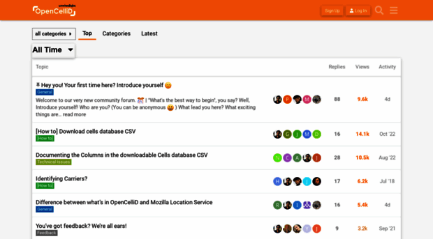 community.opencellid.org
