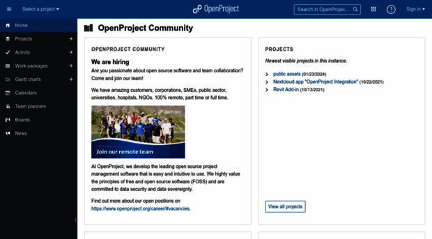 community.openproject.com