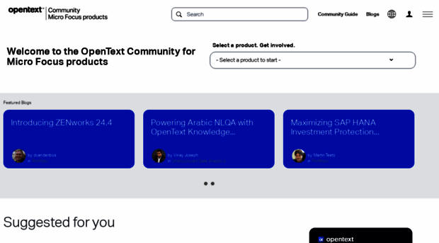 community.opentext.com