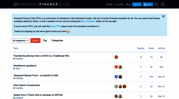 community.personalfinanceclub.com