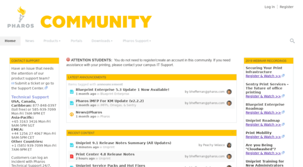 community.pharos.com