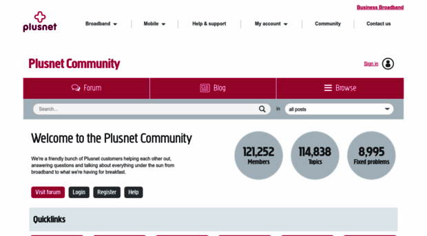 community.plus.net