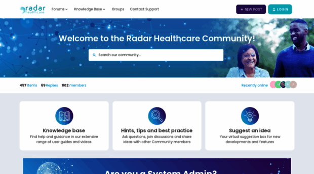 community.radarhealthcare.com