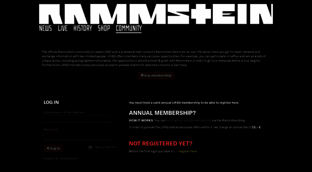 community.rammstein.de