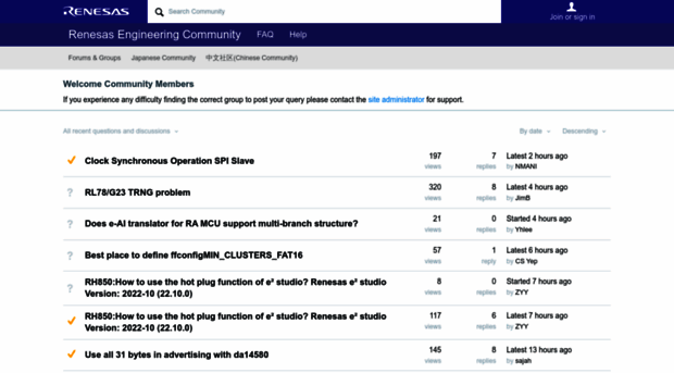 community.renesas.com