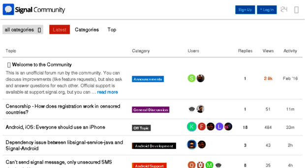 community.signalusers.org
