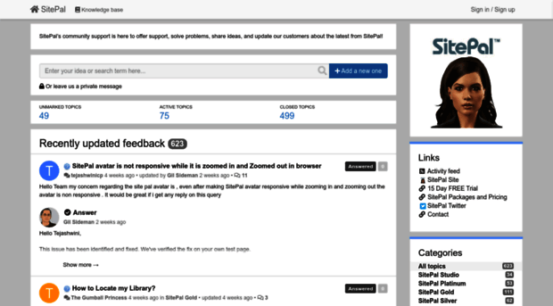 community.sitepal.com
