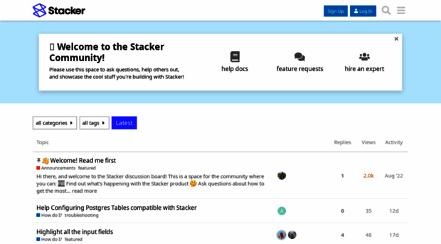 community.stackerhq.com