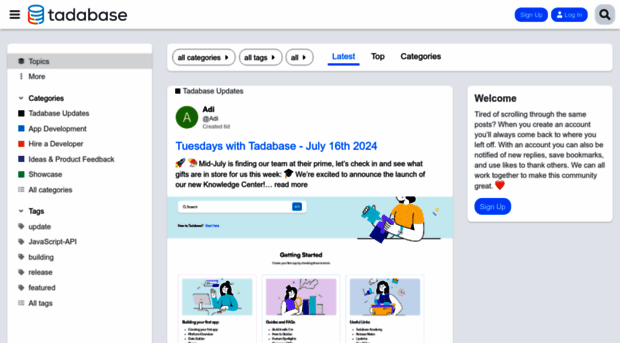 community.tadabase.io