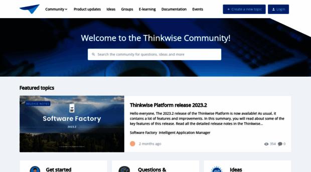community.thinkwisesoftware.com