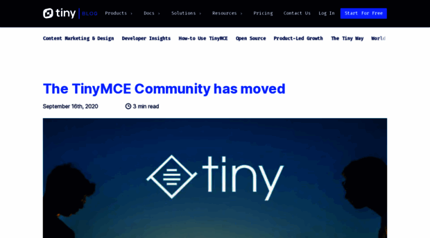 community.tiny.cloud