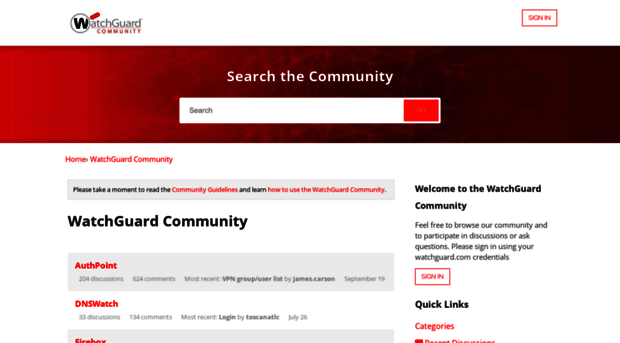 community.watchguard.com