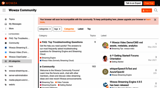 community.wowza.com