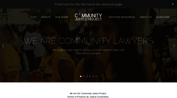 communityjusticeproject.com