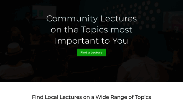 communitylectures.com