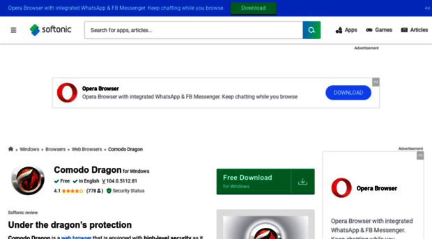 comodo-dragon.en.softonic.com